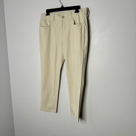 G/Fore straight leg cream pants size 33/30 - Picture 2 of 6